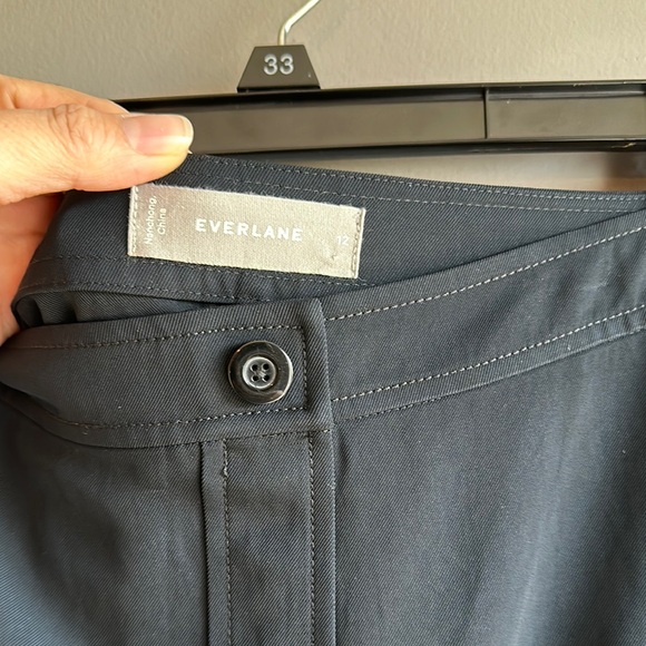 Everlane Classic Black Button-Down Skirt NEW never worn - Picture 5 of 8